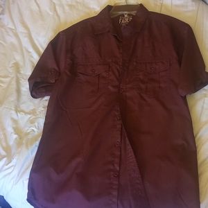 Straight faded polo shirt